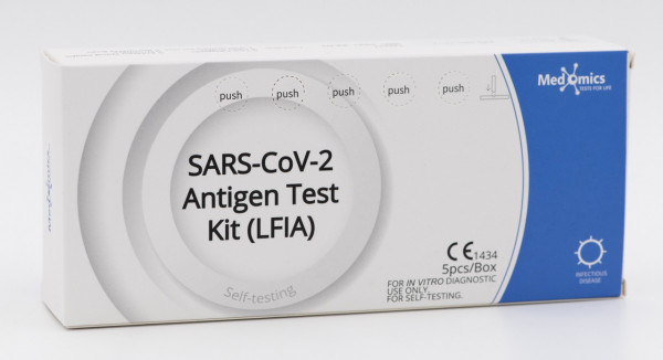 Medomics SARS-CoV-2 Antigen-Selbsttest (BfArM-Nr. AT1298/21)